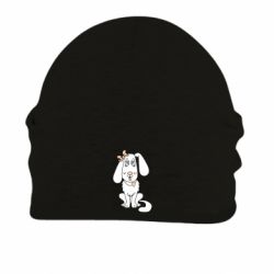 Шапка на флисе Dog with a bow - FATLINE Шапка на флисе Dog with a bow