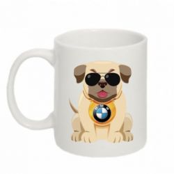 Кружка 320ml Dog with a collar BMW - FATLINE Кружка 320ml Dog with a collar BMW
