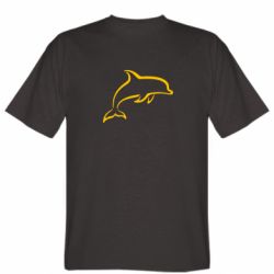 Мужская футболка Stedman Dolphin outline minimalist