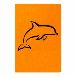 Блокнот А5 Dolphin outline minimalist - FATLINE Блокнот А5 Dolphin outline minimalist
