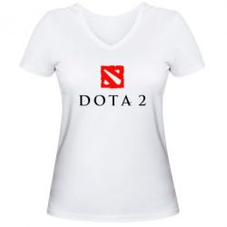 Жіночі футболки з V-подібним вирізом