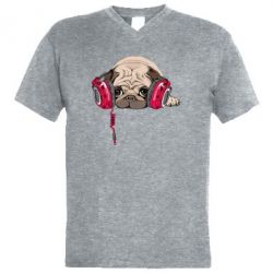 Чоловічі футболки з V-подібним вирізом