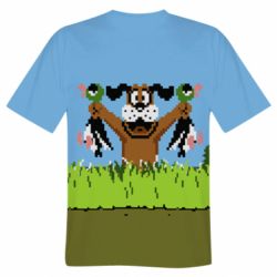 Мужская 3D футболка Duck Hunt - FATLINE Мужская 3D футболка Duck Hunt