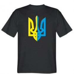 Мужская футболка Stedman Двокольоровий герб України - FATLINE Мужская футболка Stedman Двокольоровий герб України