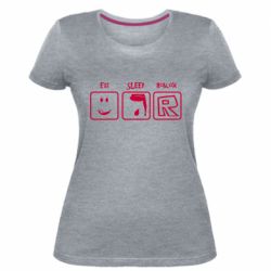 Женские стрейчевые футболки