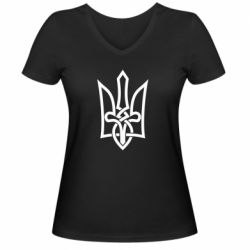 Жіночі футболки з V-подібним вирізом - FATLINE