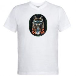 Чоловічі футболки з V-подібним вирізом - FATLINE