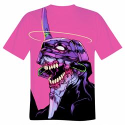 Мужская 3D футболка Evangeleon robot