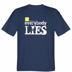Чоловіча футболка Stedman Everybody LIES House - FATLINE Чоловіча футболка Stedman Everybody LIES House