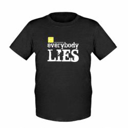Дитяча футболка Everybody LIES House - FATLINE Дитяча футболка Everybody LIES House