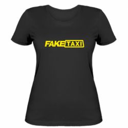 Женская футболка Fake Taxi Logo - FATLINE Женская футболка Fake Taxi Logo