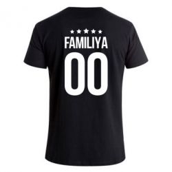 Чоловіча стрейчева футболка Прізвище та номер