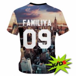 Дитяча футболка 3D Прізвище номер Нью-Йор