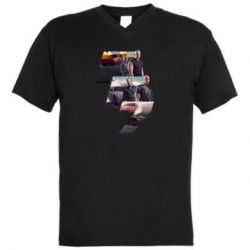 Мужские футболки с V-образным вырезом