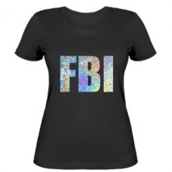 Жіноча футболка FBI голограма