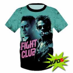 Детская 3D футболка Fight club the actors