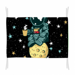 Флаг Astronaut and coffee