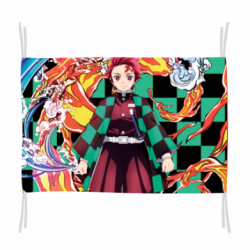 Флаг Demon Slayer Kimetsu No Yaiba