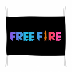 Флаг Free fire gradient logo