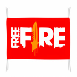 Флаг Free Fire vertical logo