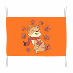 Флаг Лиса Осень - FATLINE Флаг Лиса Осень