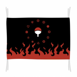 Прапор Naruto Sasuke Uchiha Sharingan - FATLINE Прапор Naruto Sasuke Uchiha Sharingan