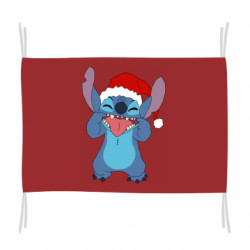Флаг Новогодний Стич - FATLINE Флаг Новогодний Стич