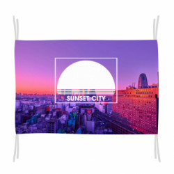 Прапор Sunset city - FATLINE Прапор Sunset city