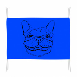 Флаг Улыбка бульдога - FATLINE Флаг Улыбка бульдога