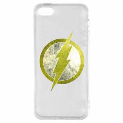 Чехол из раздела Flash Flash Logo для Apple iPhone 5 - FATLINE Чехол из раздела Flash Flash Logo для Apple iPhone 5