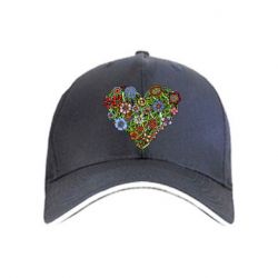 Кепка Flower heart - FATLINE Кепка Flower heart