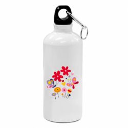 Фляга Flowers and Butterflies - FATLINE Фляга Flowers and Butterflies