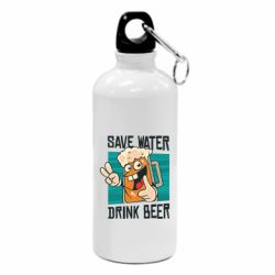 Фляга Save water-drink beer - FATLINE Фляга Save water-drink beer