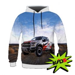 Дитяча 3D худі Ford F-150 Raptor - FATLINE Дитяча 3D худі Ford F-150 Raptor