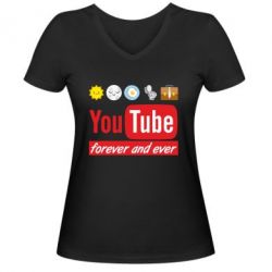 Женские футболки с V-образным вырезом - FATLINE