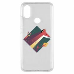 Чехол из раздела Лиса Fox Art Minimalism для Xiaomi Mi A2 - FATLINE Чехол из раздела Лиса Fox Art Minimalism для Xiaomi Mi A2