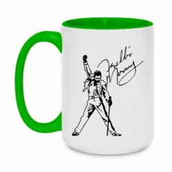 Кружка двоколірна 420ml Freddie Mercury Queen