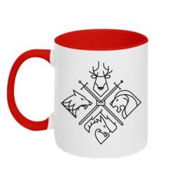 Кружки двоколірні 320ml - FATLINE