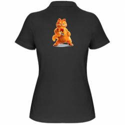 Женская футболка поло Гарфилд с короной