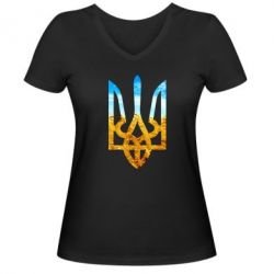 Жіночі футболки з V-подібним вирізом - FATLINE