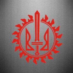 Наклейка Герб у сонці - FATLINE Наклейка Герб у сонці