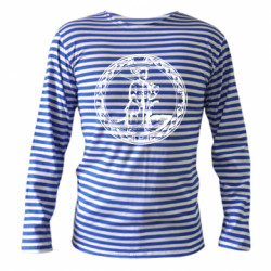 Тельняшка с длинным рукавом Герб Війська Запорозького - FATLINE Тельняшка с длинным рукавом Герб Війська Запорозького