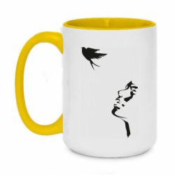 Кружки двухцветные 420ml