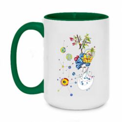 Кружки двухцветные 420ml