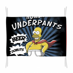 Флаг Гомер Симпсон - FATLINE Флаг Гомер Симпсон