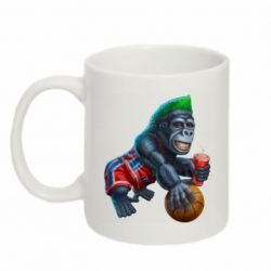 Кружка 320ml Gorilla and basketball ball - FATLINE Кружка 320ml Gorilla and basketball ball