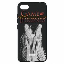 Чехол из раздела Игра престолов Gray dragon для Xiaomi Redmi 6A - FATLINE Чехол из раздела Игра престолов Gray dragon для Xiaomi Redmi 6A