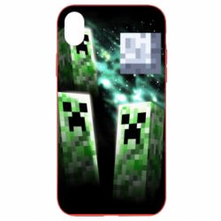Чохол з розділу Minecraft Green Minecraft для Apple iPhone XR - FATLINE Чохол з розділу Minecraft Green Minecraft для Apple iPhone XR