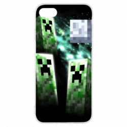 Чохол з розділу Minecraft Green Minecraft для Apple iPhone 8 - FATLINE Чохол з розділу Minecraft Green Minecraft для Apple iPhone 8