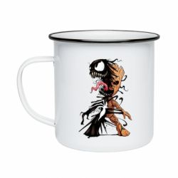 Кружка емальована Groot and Venom - FATLINE Кружка емальована Groot and Venom